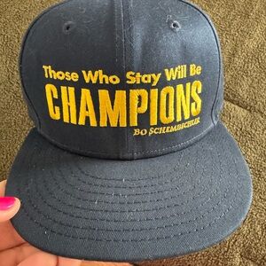 Gray and Yellow Champions Cap-unique